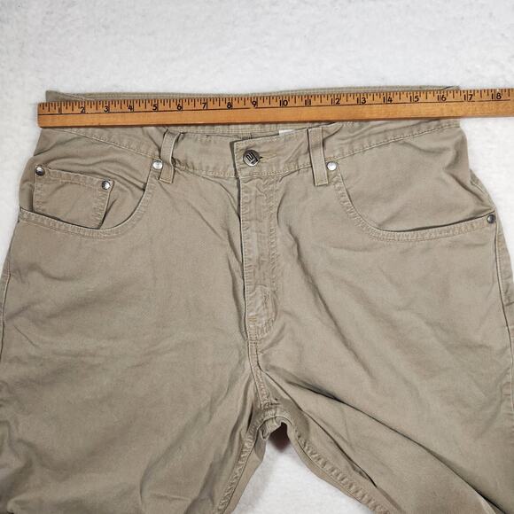 Vintage Levi's L2 Khaki Pants Men's 34x32 Baggy Loose 90s Y2K Skater 100% Cotton - Picture 10 of 13